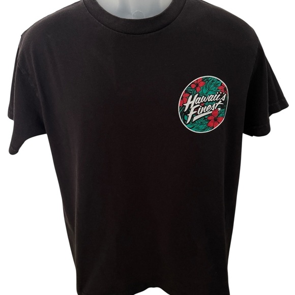 Hawaii’s Finest Hibiscus Okakopa 2023 Tee Shirt Men M Medium - Picture 5 of 6